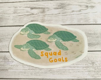 Olive ridley sea turtle sticker • Donation InWater Research