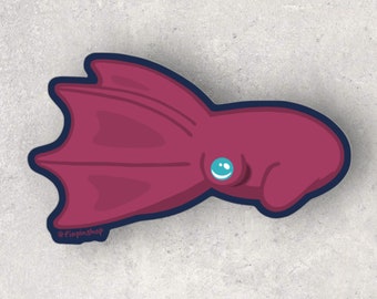 Oct 2022 Patreon vampire squid sticker