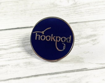 Hookpod seabird enamel pin - donation item