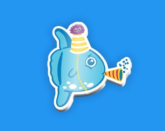 January Sunfish Party Patreon sticker