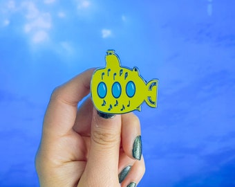 Yellow Submarine enamel pin