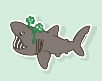 March Basking Shark Patreon Sticker