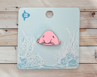 Meh Blobfish Enamel Pin
