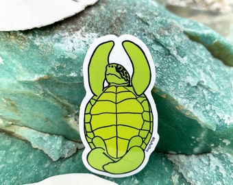 Yoga Zen Turtle, Sea Turtle Sticker