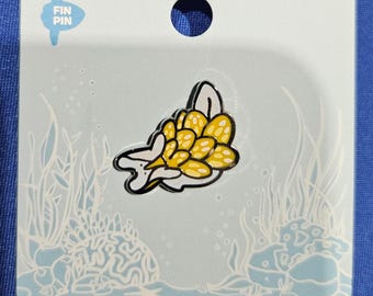 Opalescent nudibranch pin