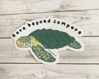 Kemp’s ridley sea turtle sticker • Donation InWater Research