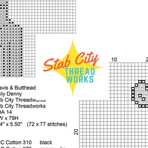 Beavis and Butthead Do Christmas Cross Stitch PATTERN DOWNLOAD - Etsy