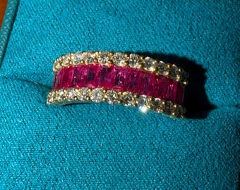 Robijn diamanten Effy-ring
