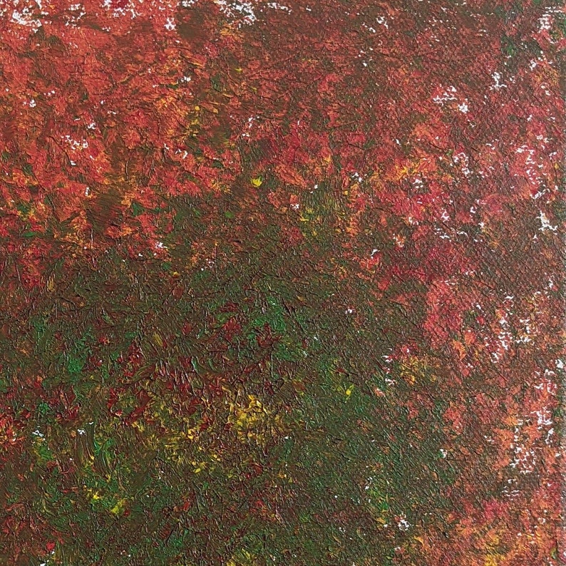 8x10 abstract oil painting; spruce up your home office or buy as a housewarming gift; hang on the wall or decorate your desk; free shipping