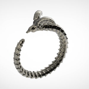 Stackable Skull Silver Ring