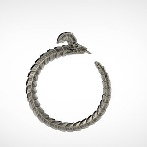 Stackable Skull Silver Ring