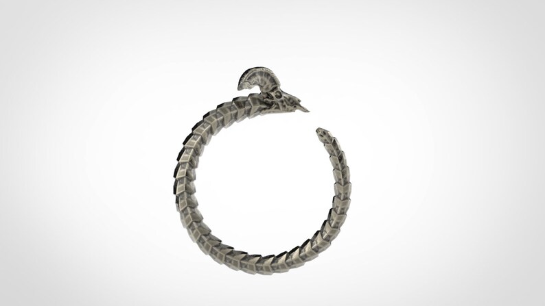 Stackable Skull Silver Ring