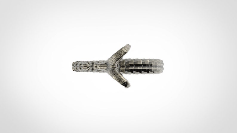 Stackable Skull Silver Ring