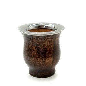 Wooden Mate Gourd Cup, Yerba mate gourd, Mate, Bombilla , Yerba mate cup image 4