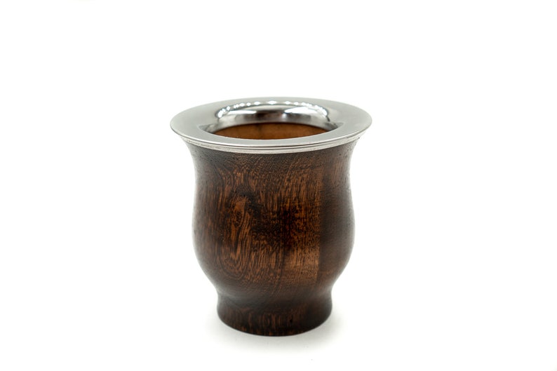 Wooden Mate Gourd Cup, Yerba mate gourd, Mate, Bombilla , Yerba mate cup image 4