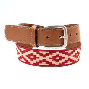Guarda Pampas Premium Woven Polo Belt | Hand Made Lightweight Vegetable-Tanned Leather Polo Belt | Unisex Belt