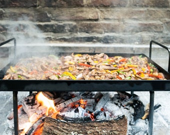 Argentine iron griddle, Plancha for asados , open fire kitchen