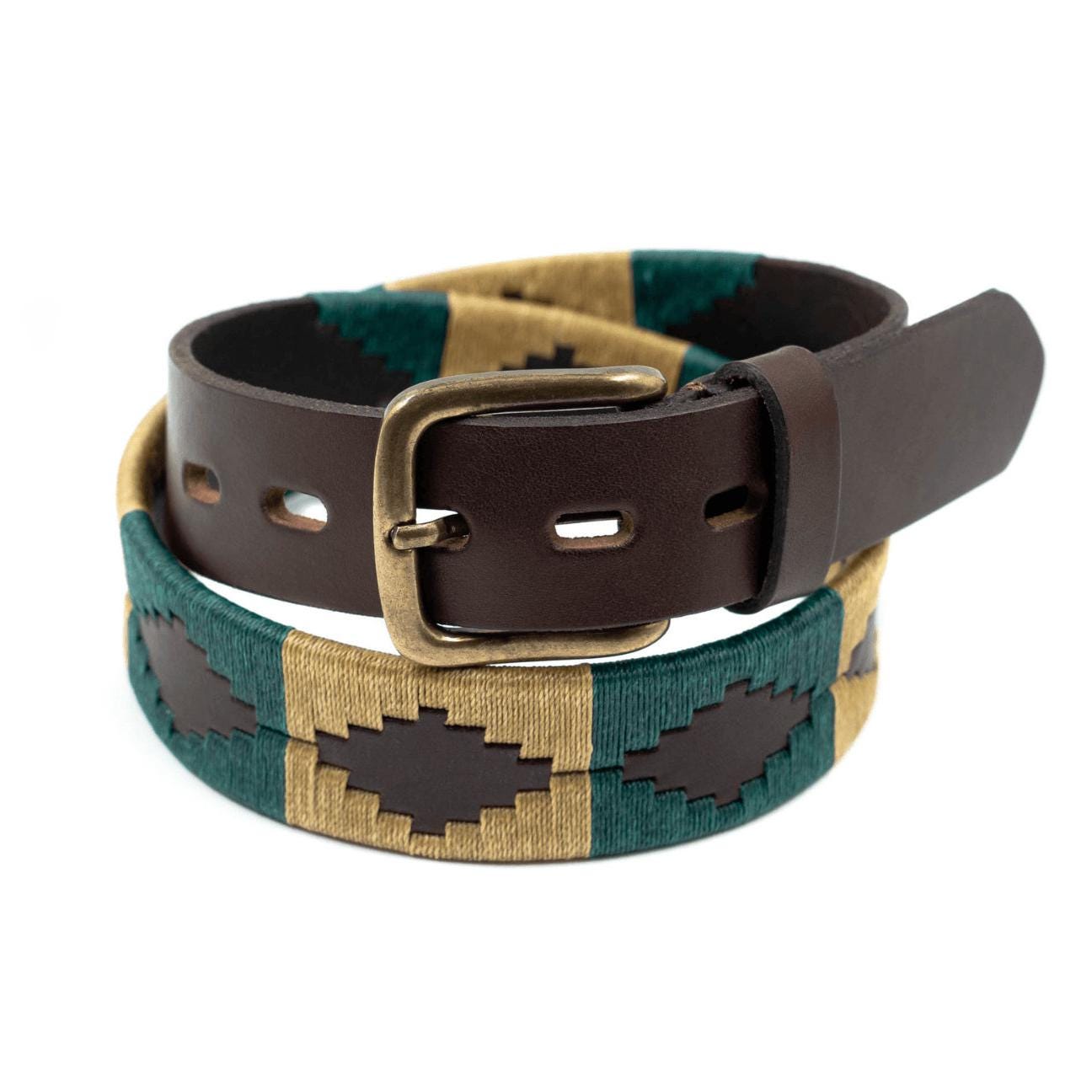 Gaucho Life Embroidered Multi Color Western Boho Cognac Leather Belt SIZE 40 Gaucho Life Western Boho Multicolored | Mercari main image 4