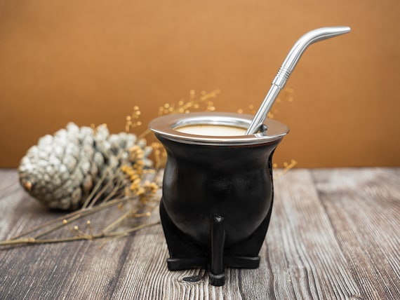 Gourde maté , cuir , tasse maté , yerba mate , maté argentine