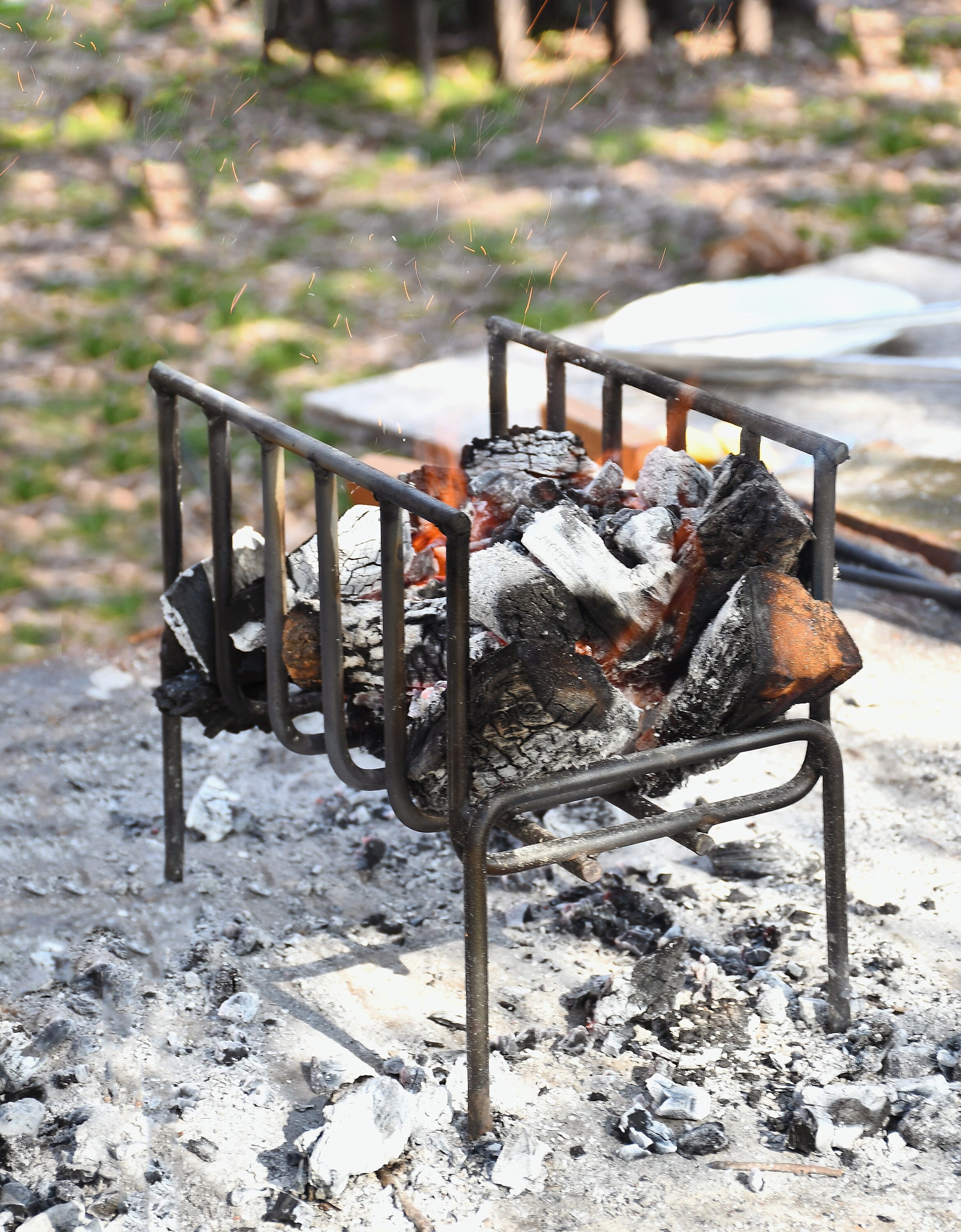 Argentine Iron Grill Asado Brasero Parrilla Etsy UK