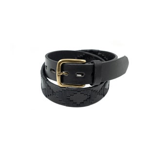 Braided leather belt, Polo belt, Embroidered Belt, Gaucho belt, Argentinian belt,  Groomsmen Belt, Western belt