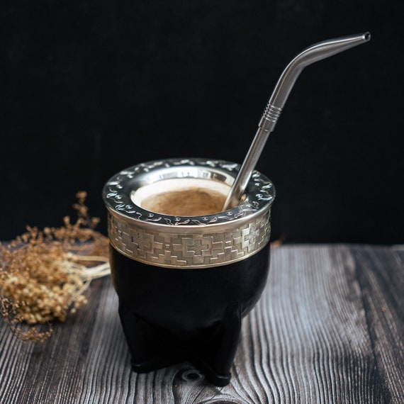 Gourde maté , cuir , tasse maté , yerba mate , maté argentine