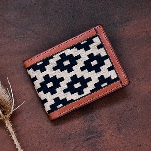 Guarda Pampas Premium Woven Wallet Hand Made Lightweight Vegetable-Tanned Leather Wallet | Unisex