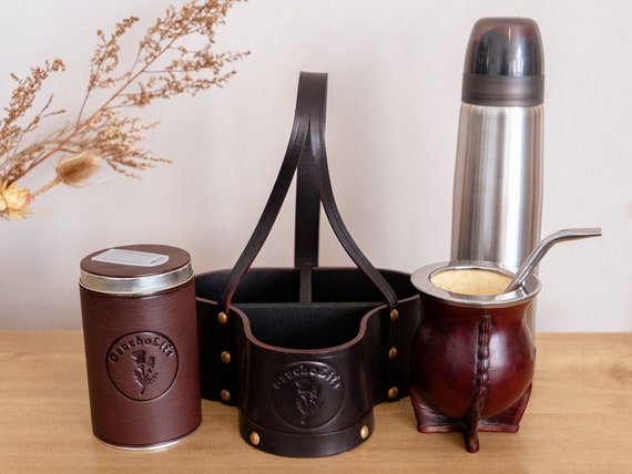 マテ茶器3点セット レザー＆メタル装飾PREMIUM IMPERIAL 【公式通販】