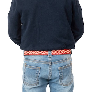 Kids Guarda Pampas Premium Woven Polo Belt | Hand Made Lightweight Vegetable-Tanned Leather Polo Belt | Unisex Belt