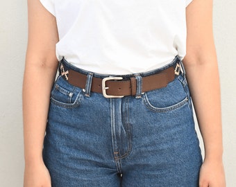 Woman Guarda Pampas Premium Woven Polo Belt | Hand Made Lightweight Vegetable-Tanned Leather Polo Belt |
