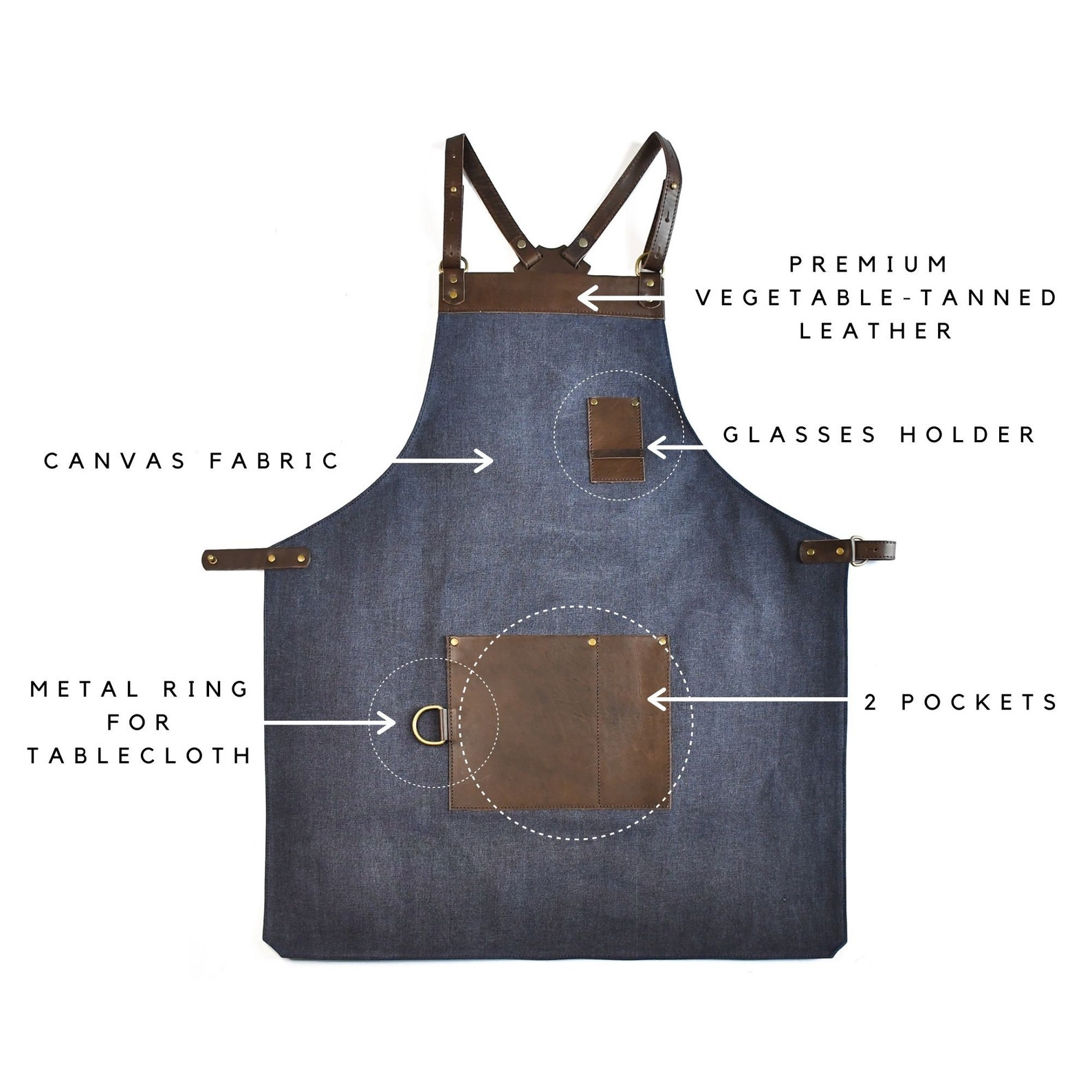 Leather Gardening Apron Crossback Garden Florist Gardener Etsy