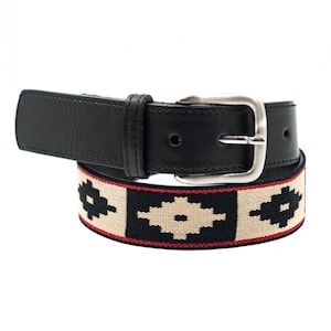 Guarda Pampas Premium Woven Polo Belt | Hand Made Lightweight Vegetable-Tanned Leather Polo Belt | Unisex Belt