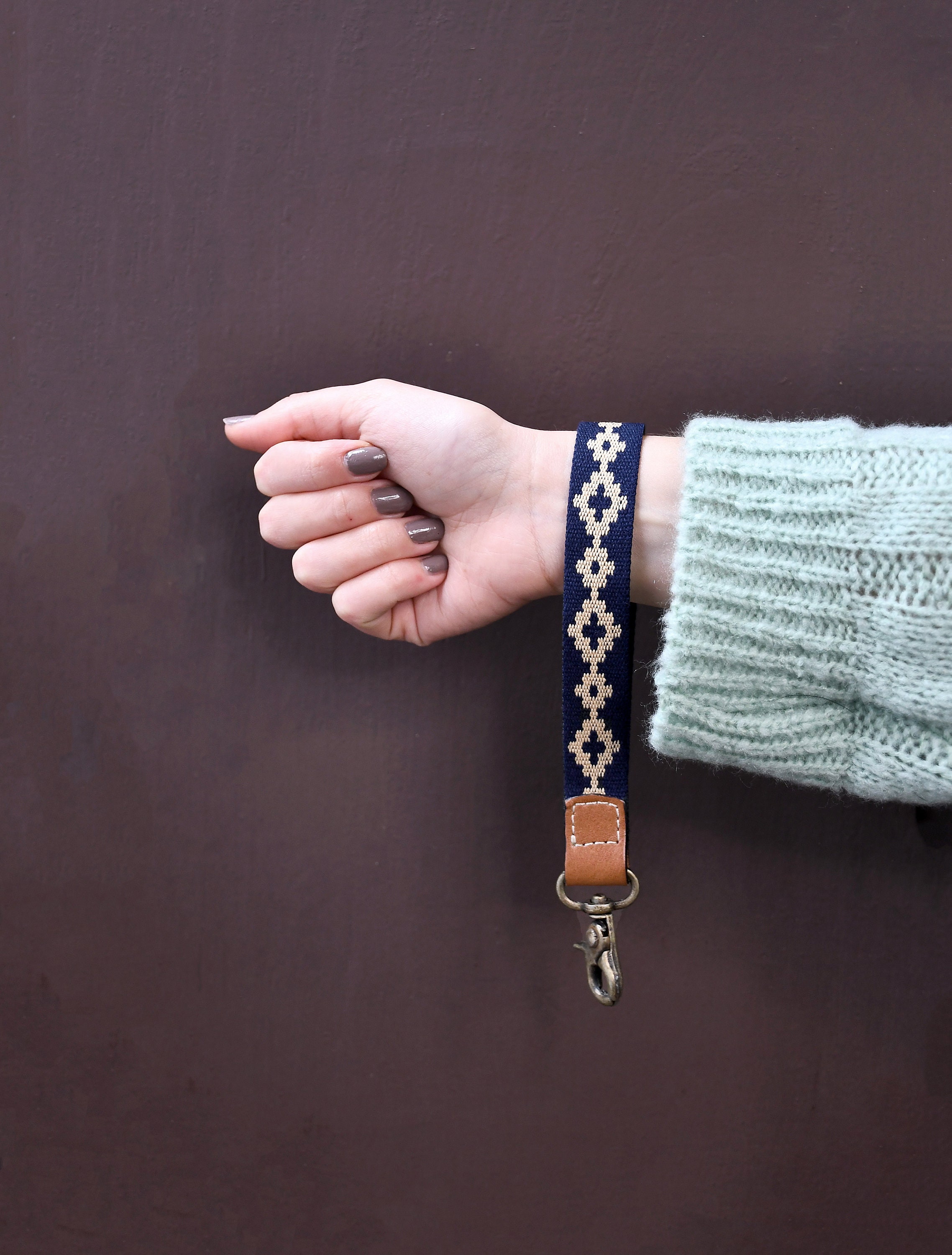 Wrist Lanyard for Keys Leather Wristlet Keychain Strap Etsy UK