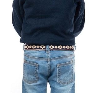 Kids Guarda Pampas Premium Woven Polo Belt | Hand Made Lightweight Vegetable-Tanned Leather Polo Belt | Unisex Belt