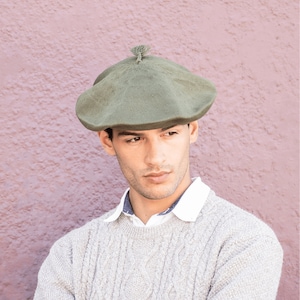 Béret unisexe, chapeau Gaucho, chapeau traditionnel d'Argentine Green