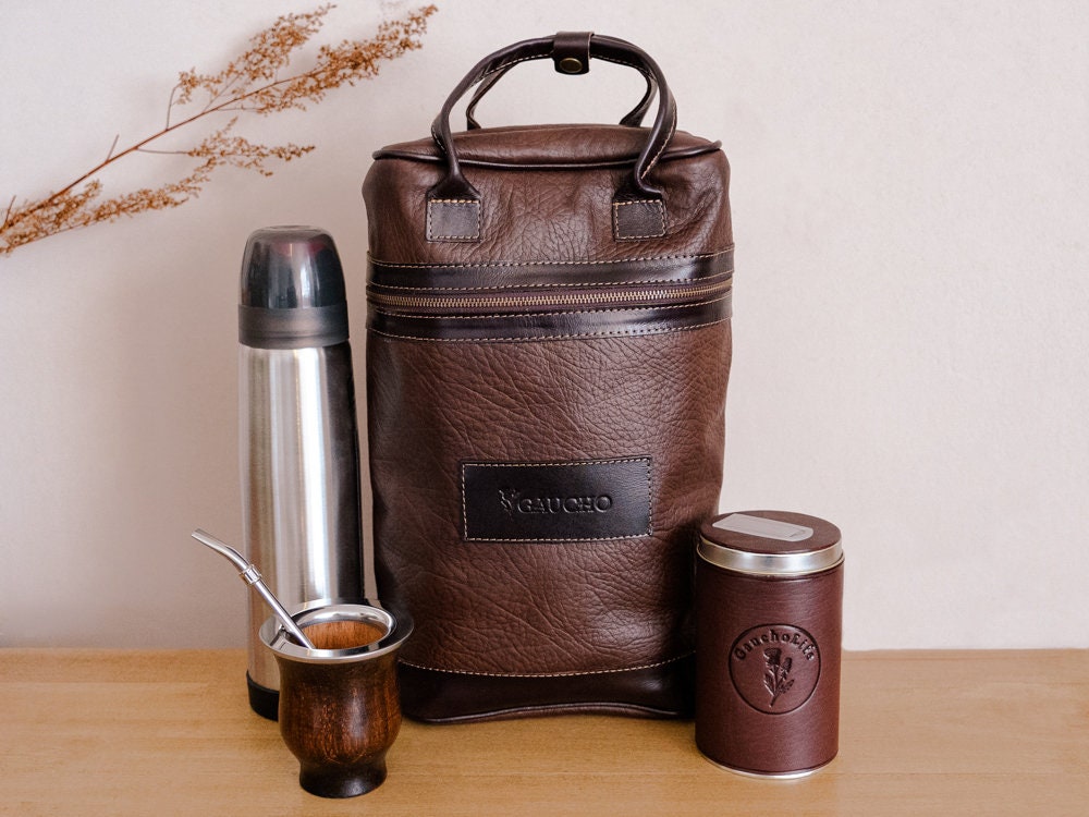1 PC/Lot Gaucho Stainless Vacuum Flask Yerba Mate Thermos With Beak 1.2 L  Heat Insulated