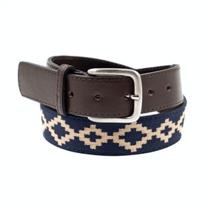 Guarda Pampas Premium Woven Polo Belt | Hand Made Lightweight Vegetable-Tanned Leather Polo Belt | Unisex Belt