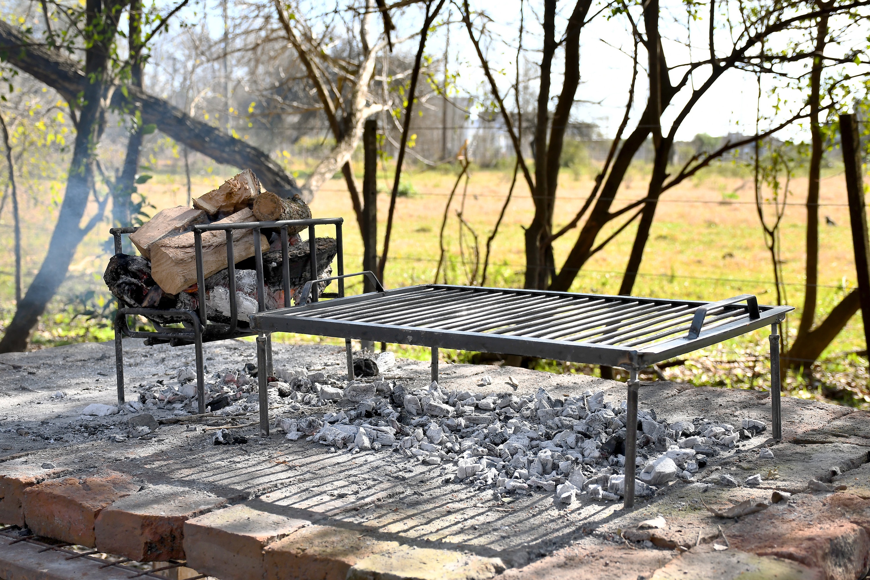 Argentine Iron Grill Set Asado Parrilla Argentina Grill Etsy