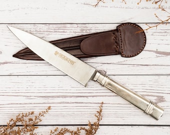 Cuchillo parrillero de Gaucho mango de madera