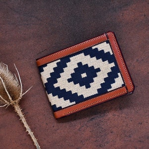Guarda Pampas Premium Woven Wallet Hand Made Lightweight Vegetable-Tanned Leather Wallet | Unisex