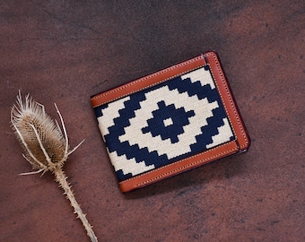 Guarda Pampas Premium Woven Wallet Hand Made Lightweight Vegetable-Tanned Leather Wallet | Unisex