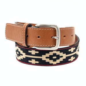 Guarda Pampas Premium Woven Polo Belt | Hand Made Lightweight Vegetable-Tanned Leather Polo Belt | Unisex Belt