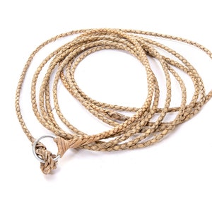 Rawhide Ranch Ropes Ranch Rawhide Rope, Lasso Cowboy Rope, Braided Ranch Rope, Western ...