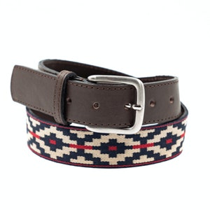 Guarda Pampas Premium Woven Polo Belt | Hand Made Lightweight Vegetable-Tanned Leather Polo Belt | Unisex Belt