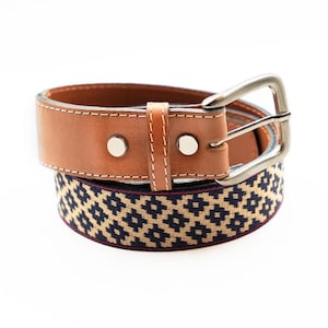 Interchangeable Buckle Leather and Guarda Pampa Belt