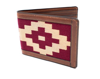 Guarda Pampas Premium Woven Wallet Hand Made Lightweight Vegetable-Tanned Leather Wallet | Unisex