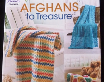 Afghans to Treasure - Crochet Pattern book of 27 spectacular afghans by Annie's Crochet