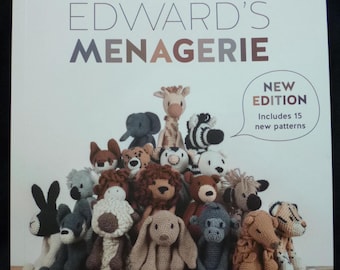 Edward&#39;s Menagerie New Edition: libro de patrones de crochet con más de 50 patrones de crochet de animales de peluche fáciles de hacer, por Kerry Lord de TOFT