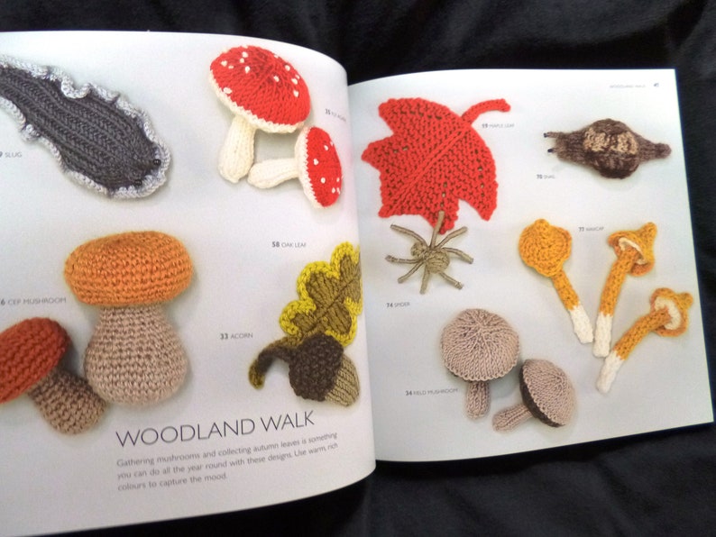 Oiseaux, papillons et petites bêtes à tricoter et à crocheter par Lesley Stanfield Cahier de modèles de créatures à tricoter et à crocheter, édition 2021 image 7