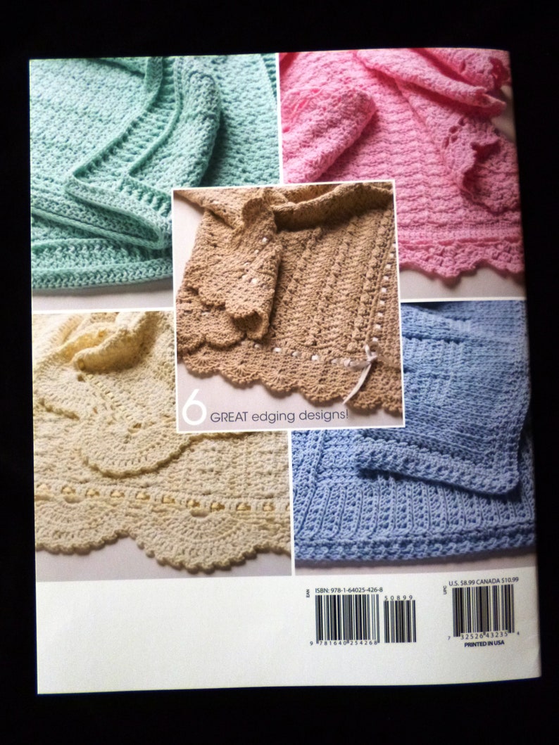Timeless Edgings Baby Blankets 6 great edging designs 6 Crochet Baby Blanket Patterns by Lisa Nas, Annie's Crochet image 2